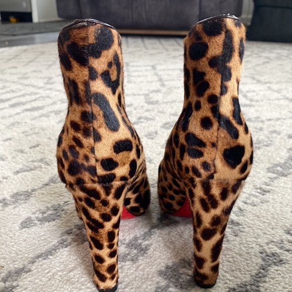 Christian Louboutin animal print booties - Picture 3 of 10